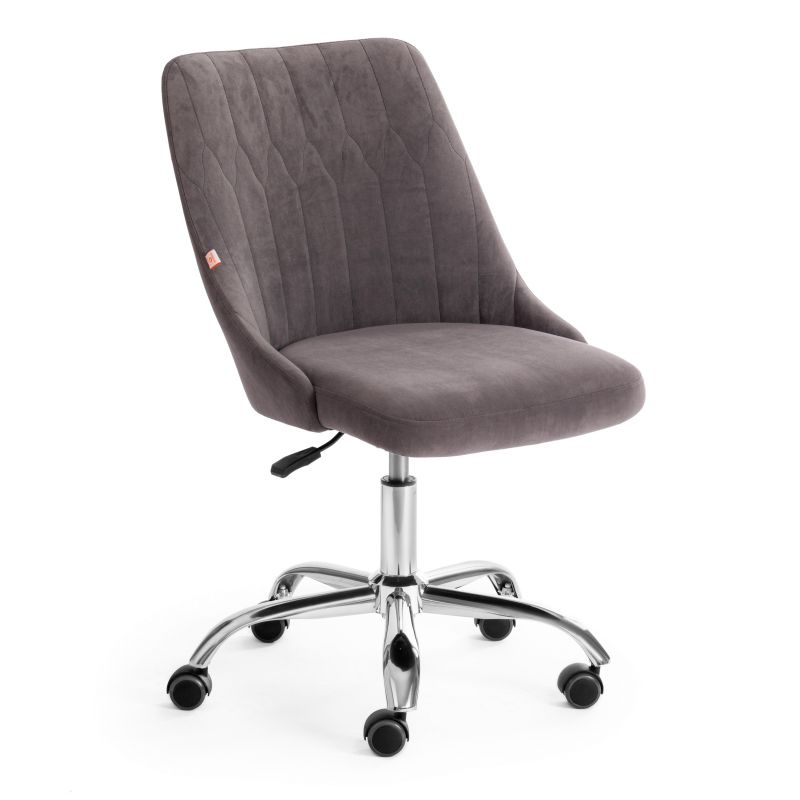 Кресло офисное TETCHAIR SWAN флок , серый, 29 #1