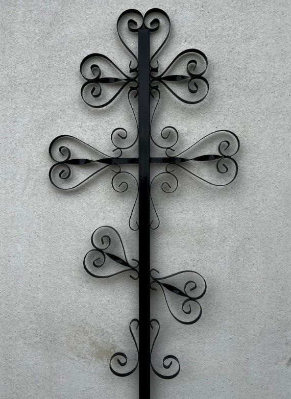 крест на могилу металлический №8 #1