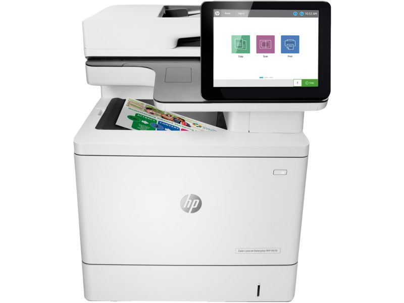 МФУ лазерное HP Color LaserJet Enterprise M578dn (аналог M578dn 7ZU85A ), белый/серый  #1