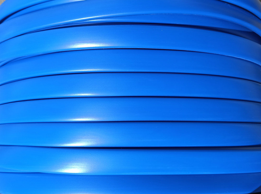 Мебельная кромка ПВХ кант накладной 16 мм синий 10 м #1