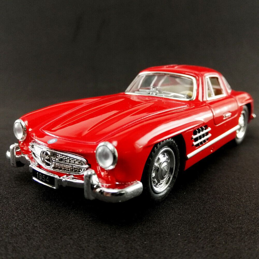 Металлическая машинка Мерседес 300СЛ Mercedes-Benz 300SL 1954 Kinsmart 1:36 5346DKT инерционная, цвет #1