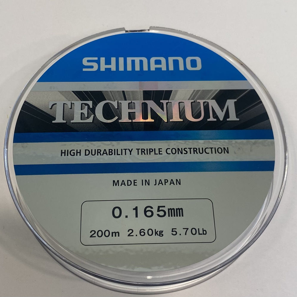 Леска Shimano Technium 200м 0,165мм #1