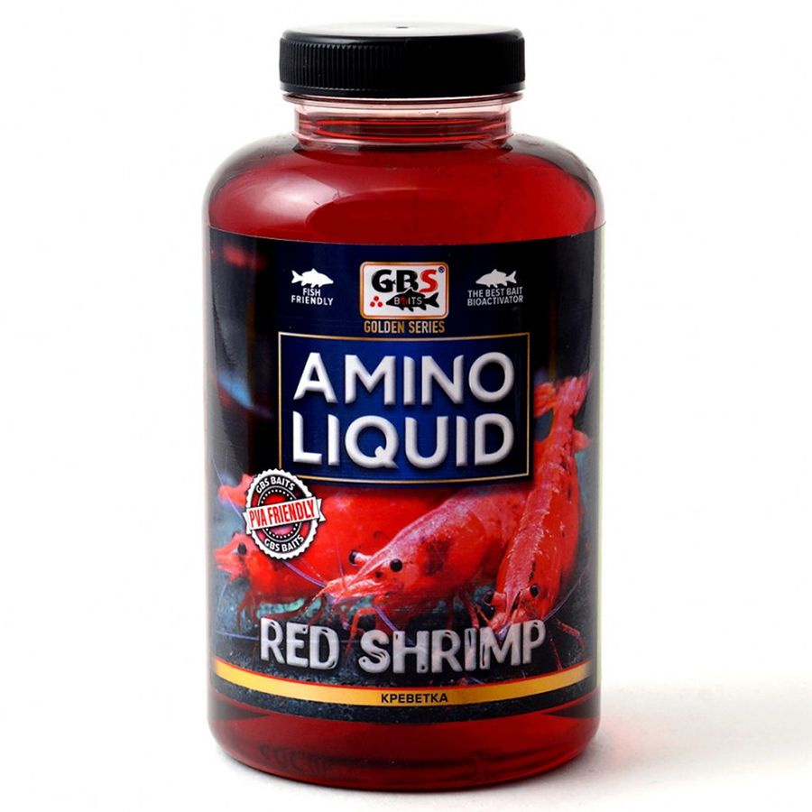 Ликвид GBS Amino Liquid 500 мл Креветка / Прикормка для рыбалки / Ароматизатор рыболовный  #1
