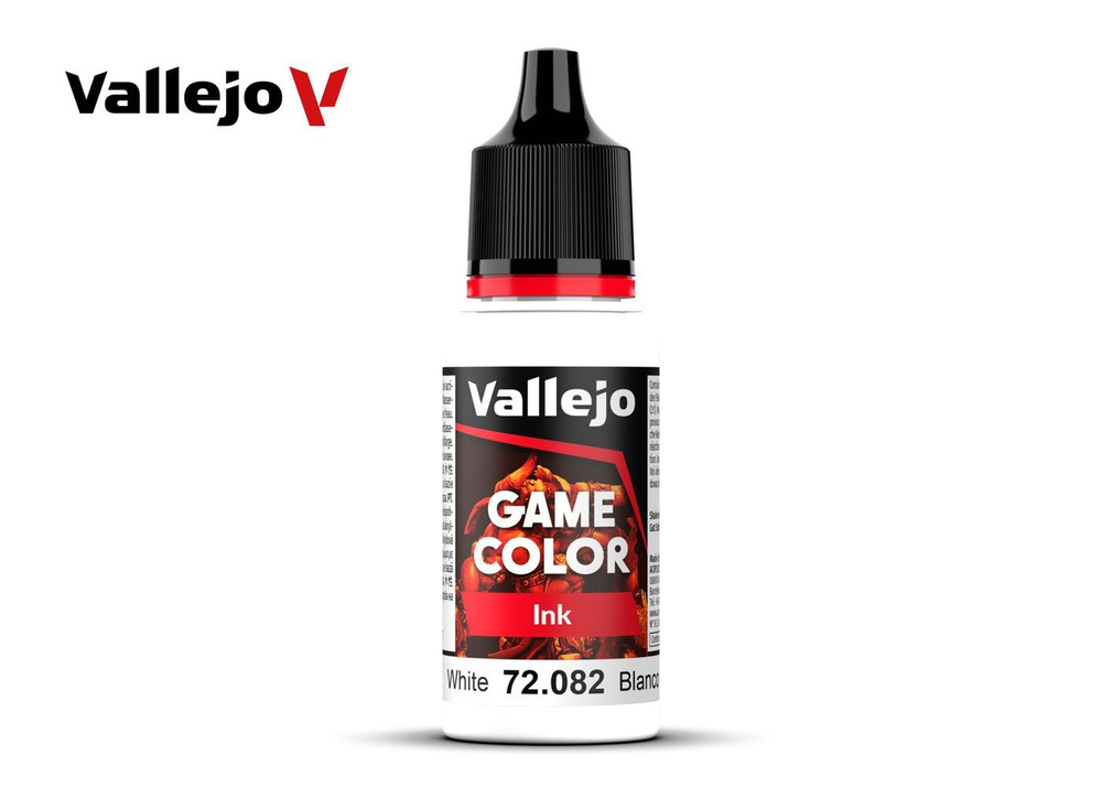 Краска Vallejo Game Color Ink 72082 White (белые чернила) #1