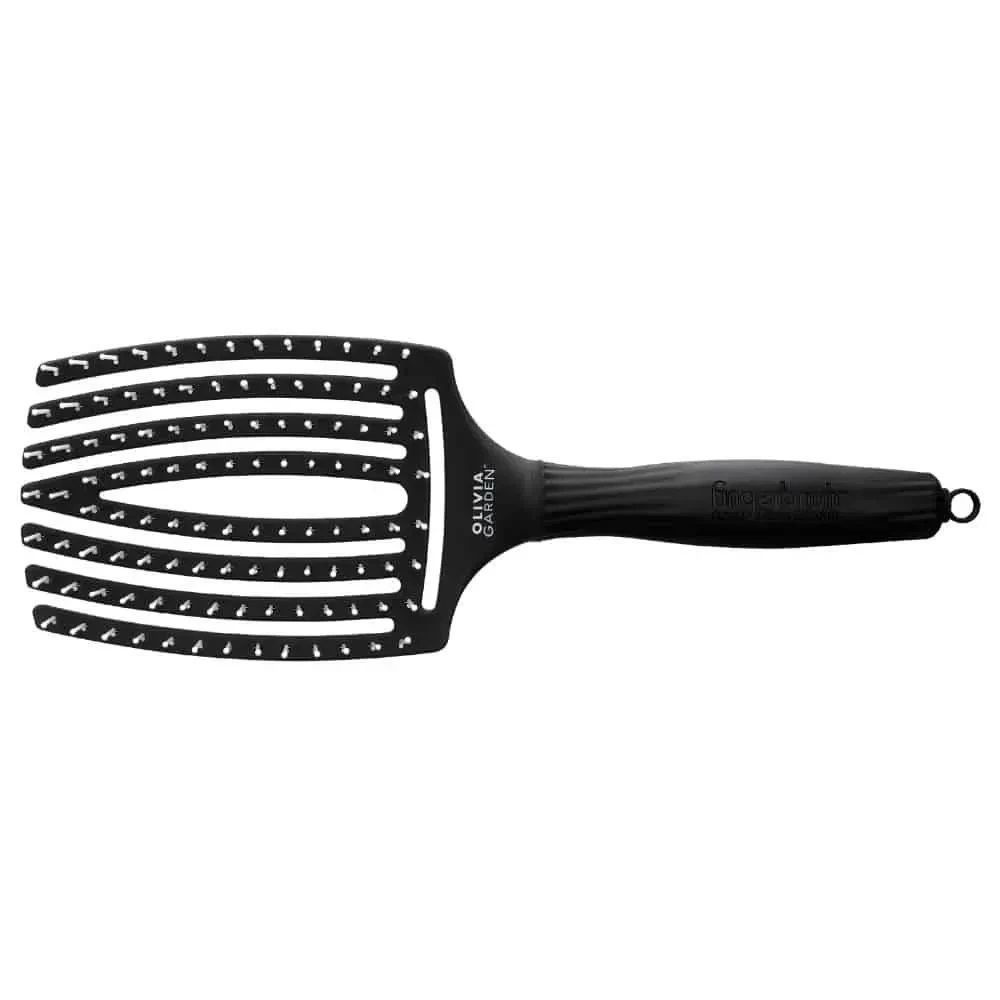 Щетка для волос большая Olivia Garden Fingerbrush Combo Large Black #1