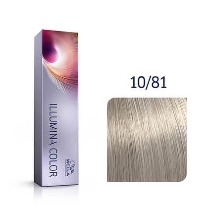 Wella Illumina Color 10/81 Яркий блонд жемчужно-пепельный #1