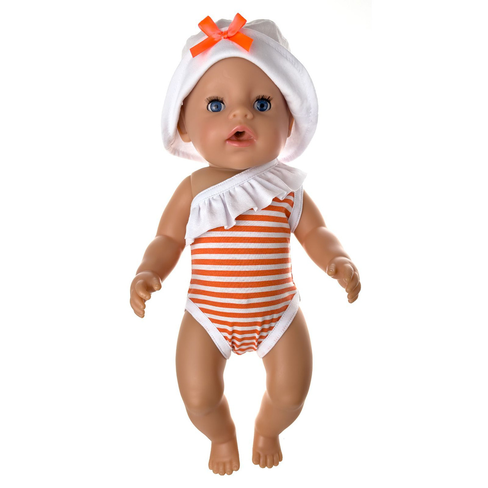 Одежда КуклаПупс для куклы 38-43 см: Панамка и купальник #1