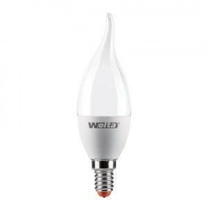 Светодиодная LED лампа Wolta лампа свеча на ветру C37 E14 7,5W(625Lm) 4000K 4K 4K 125X37 25SCD7.5E14 #1