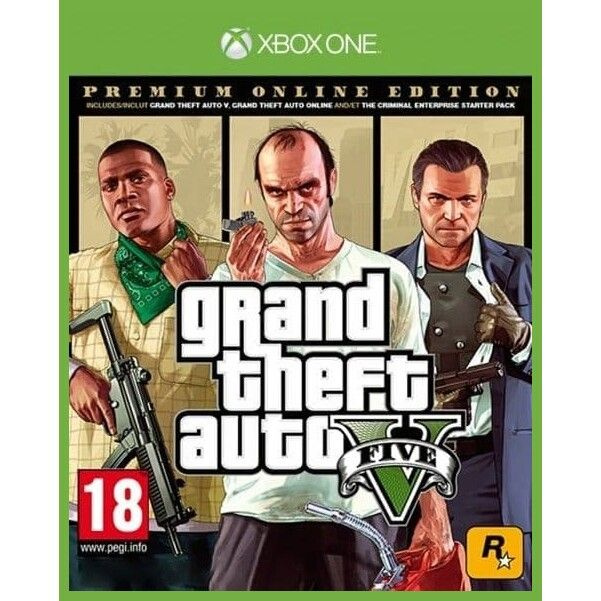 Игра Grand Theft Auto V Premium Online Edition (GTA 5) (XBOX One, русские субтитры)  #1