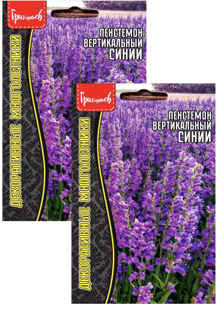 Пенстемон вертикаль Penstemon strictus (blue), семена 0,1г, 2 пакета, ЧК  #1