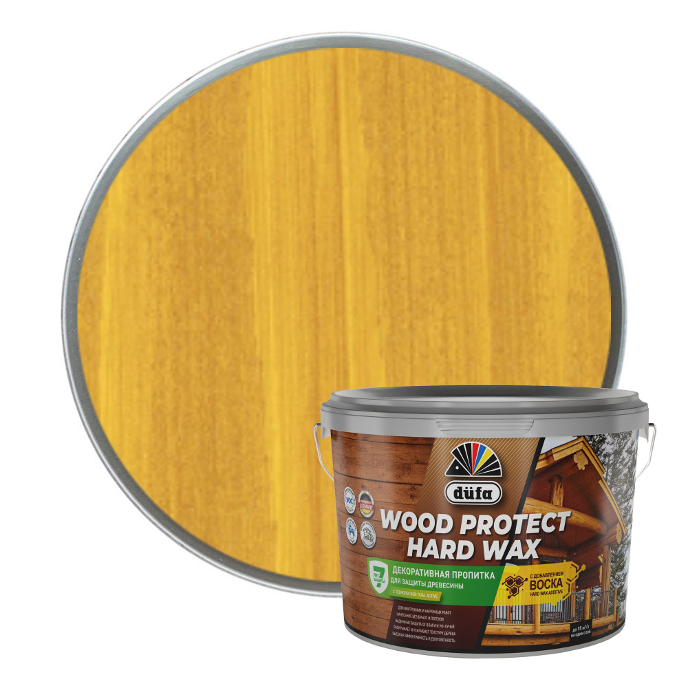 Пропитка DUFA WOOD PROTECT HARD WAX пиния 2,5 л #1