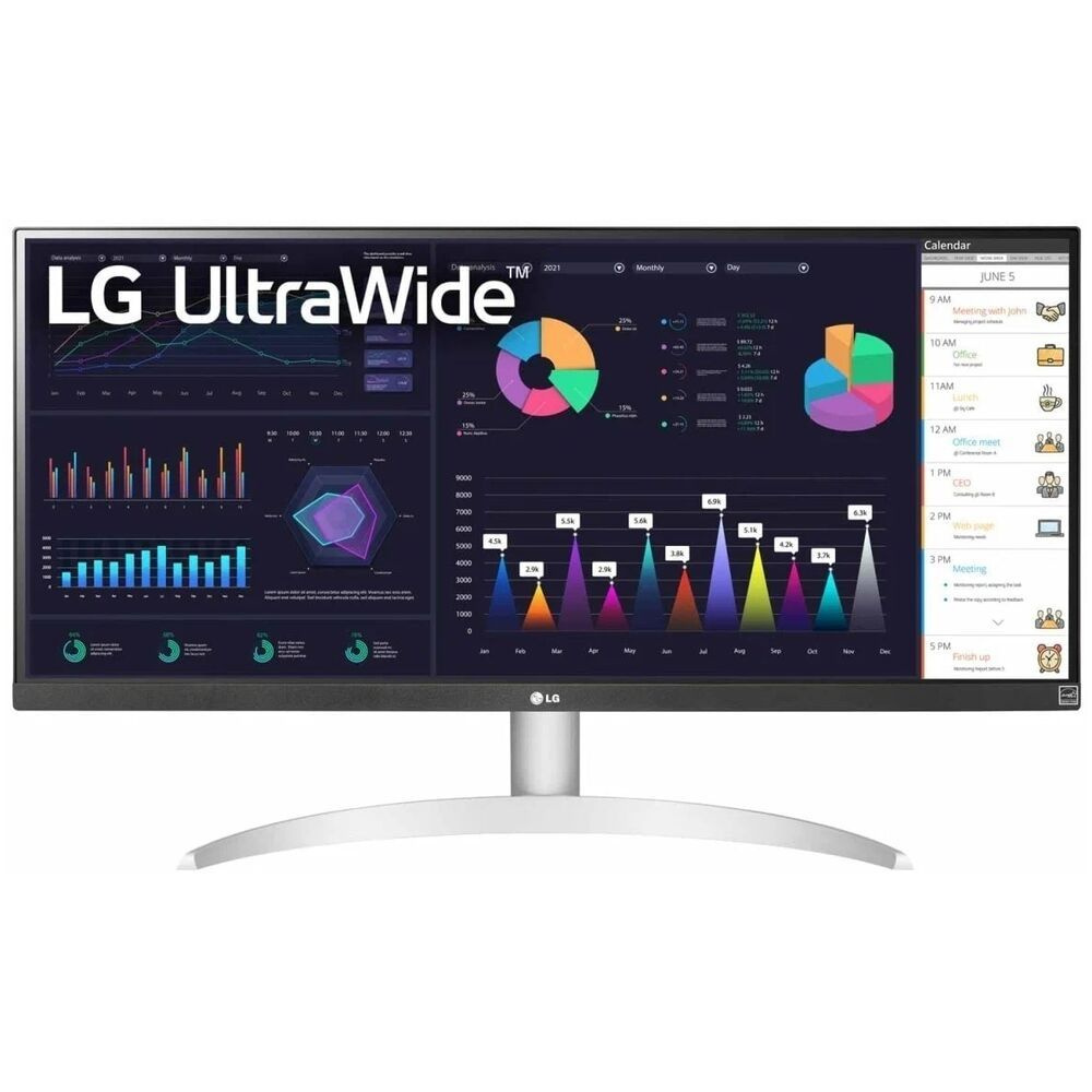 LG 29" Монитор 29WQ600-W, белый #1