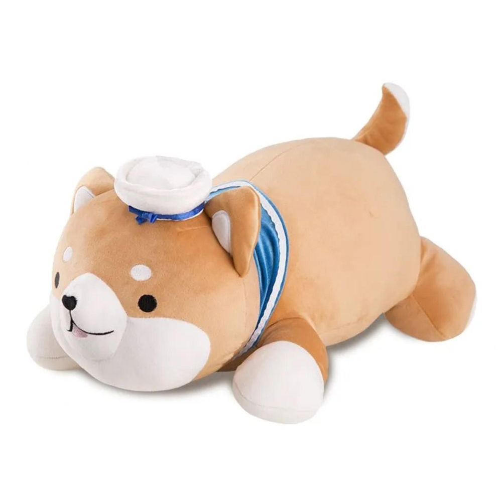 Мягкая игрушка Собака Шиба Ину , лежачая, 45 см #1