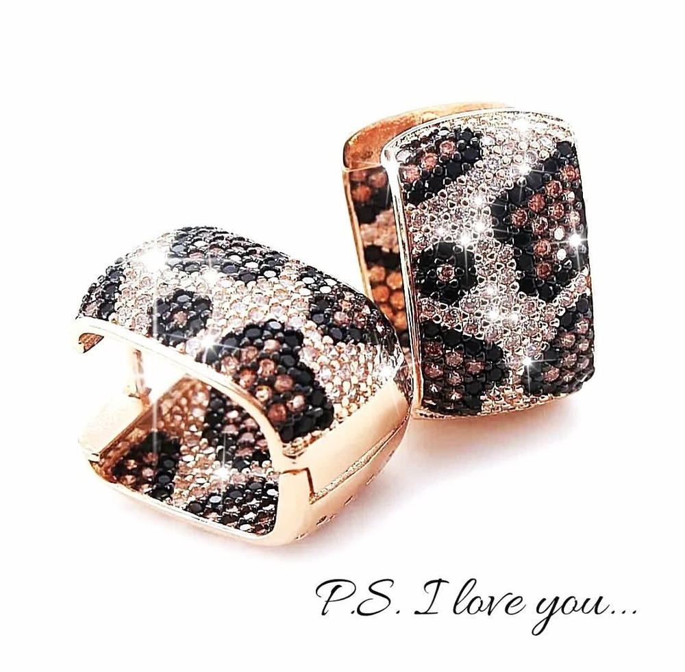 P.S. Я люблю тебя Серьги кольца - купить с доставкой по выгодным ценам ...