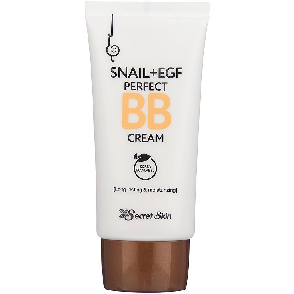 Secret Skin ББ крем с экстрактом улитки для выравнивания тона кожи Snail+EGF Perfect BB Cream 50 мл  #1