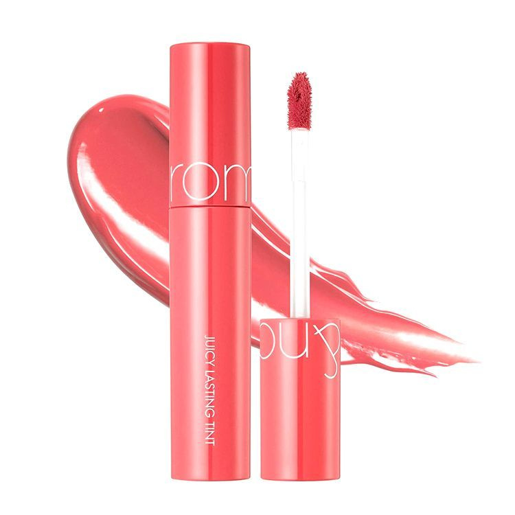 rom&nd Сочный глянцевый тинт для губ Juicy Lasting Tint 09 Litchi Coral 5,5 мл.  #1