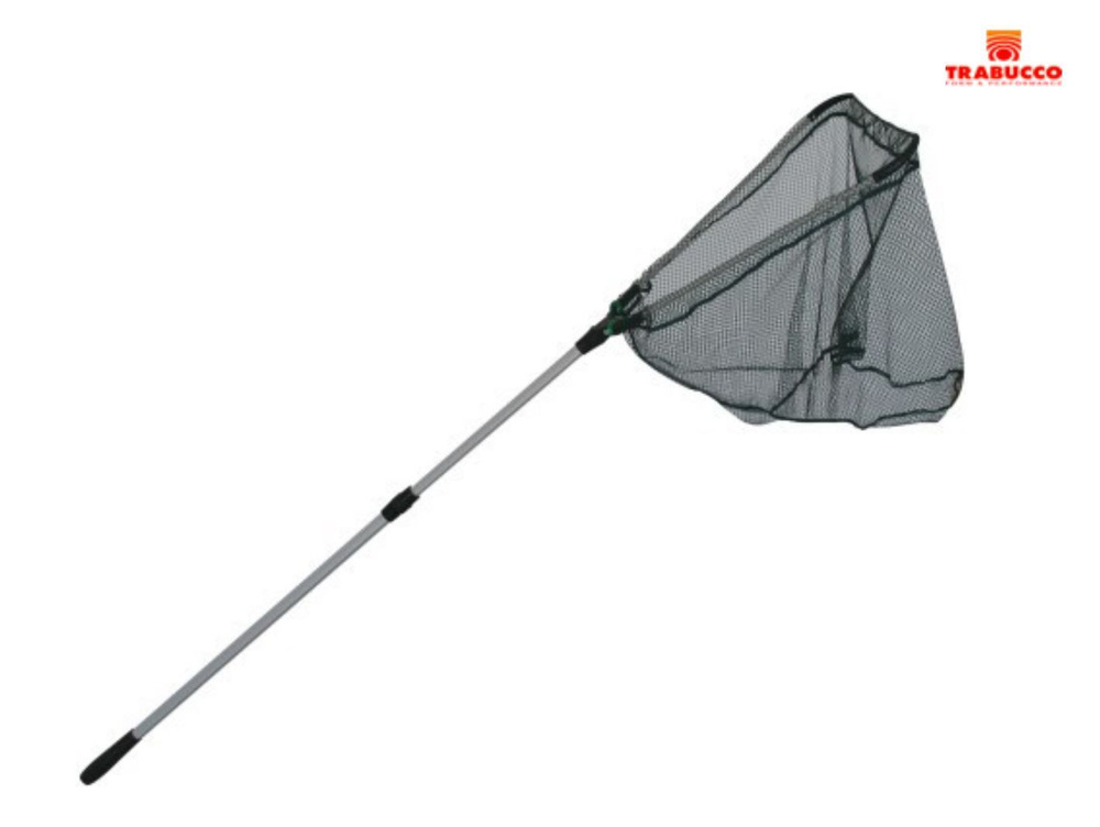 Подсачек TRABUCCO GUADINO PRO LANDING NET 2,50Mt. голова 70x70см глубина 70см ячейка 10mm  #1