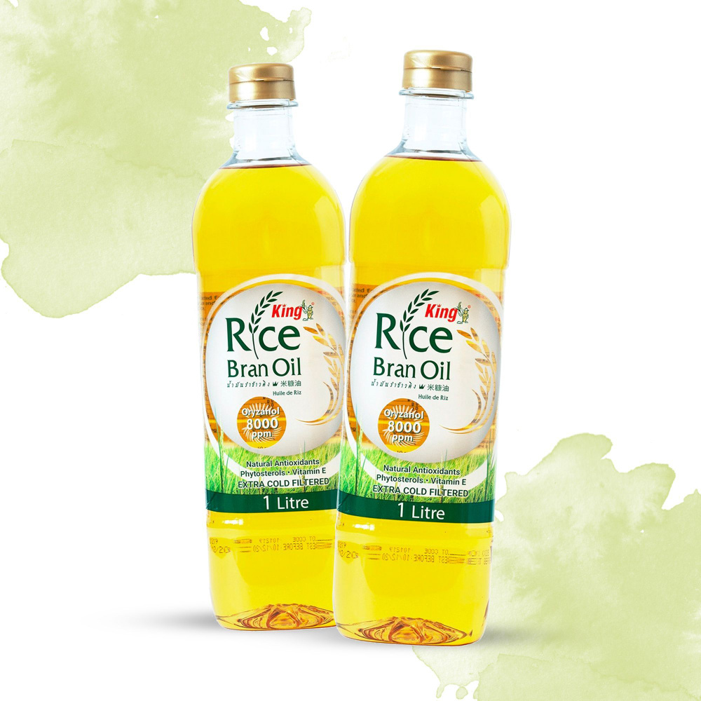 Масло рисовых отрубей KING RICE BRAN OIL, 1000 мл, 2 шт #1