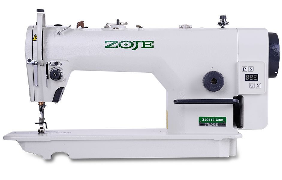 Швейная машина ZOJE ZJ9513-G/02 , одноигольная челночного стежка со столом и евровилкой  #1