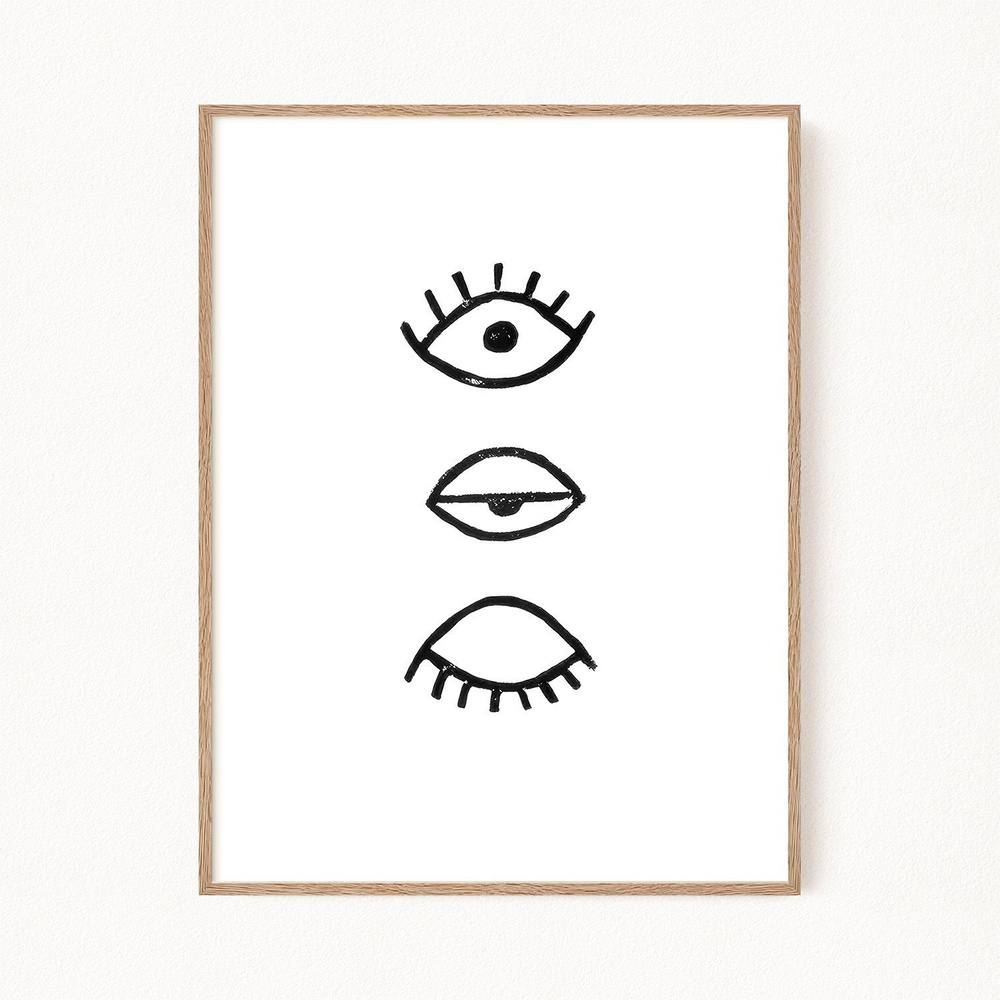 Постер для интерьера "Eye Eye", 30х40 см #1