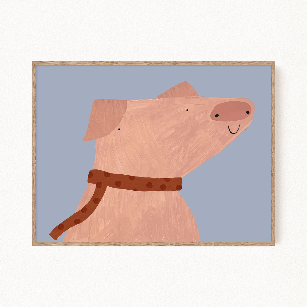 Постер для интерьера "Mr Pig - Мистер Свинья", 30х40 см #1