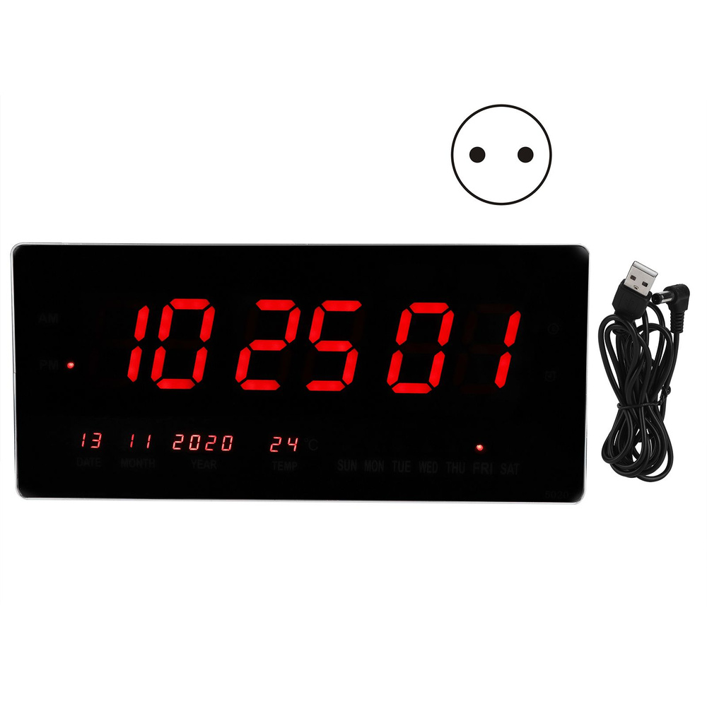 Цифровые настенные часы-null купить по низкой цене с доставкой и ...