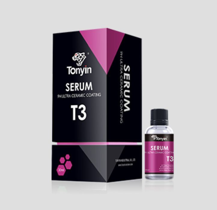 T3A Керамическое покрытие для кузова SERUM 9H ULTRA CERAMIC COATING TONYIN, 30 мл.  #1