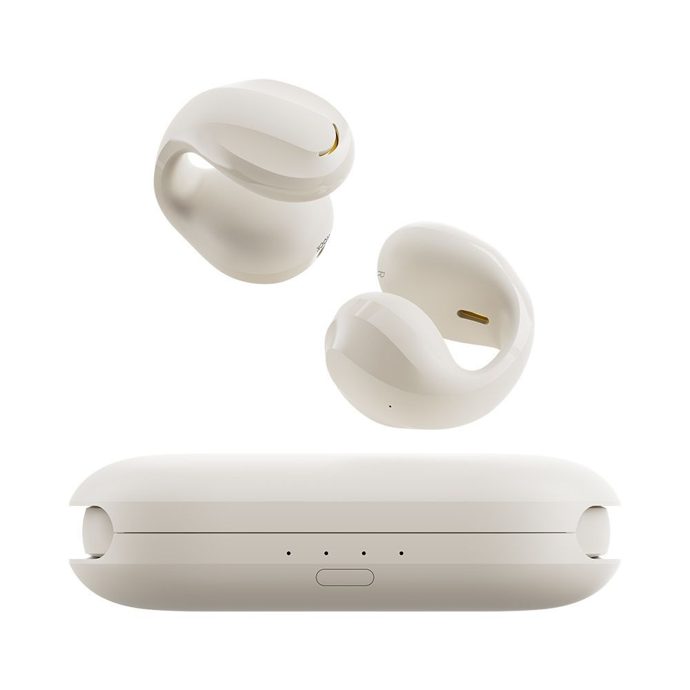 Беспроводные наушники Xiaomi Rock Sound EarCuffs S TWS Earphone бежевые #1