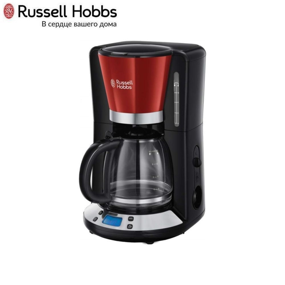 Russell Hobbs Кофеварка капельная 24031-56 Colours Plus CoffeeMaker - Red, черный  #1