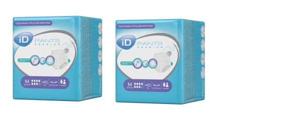 Трусы для взрослых iD Pants Premium M (7 капель) / 20 шт #1