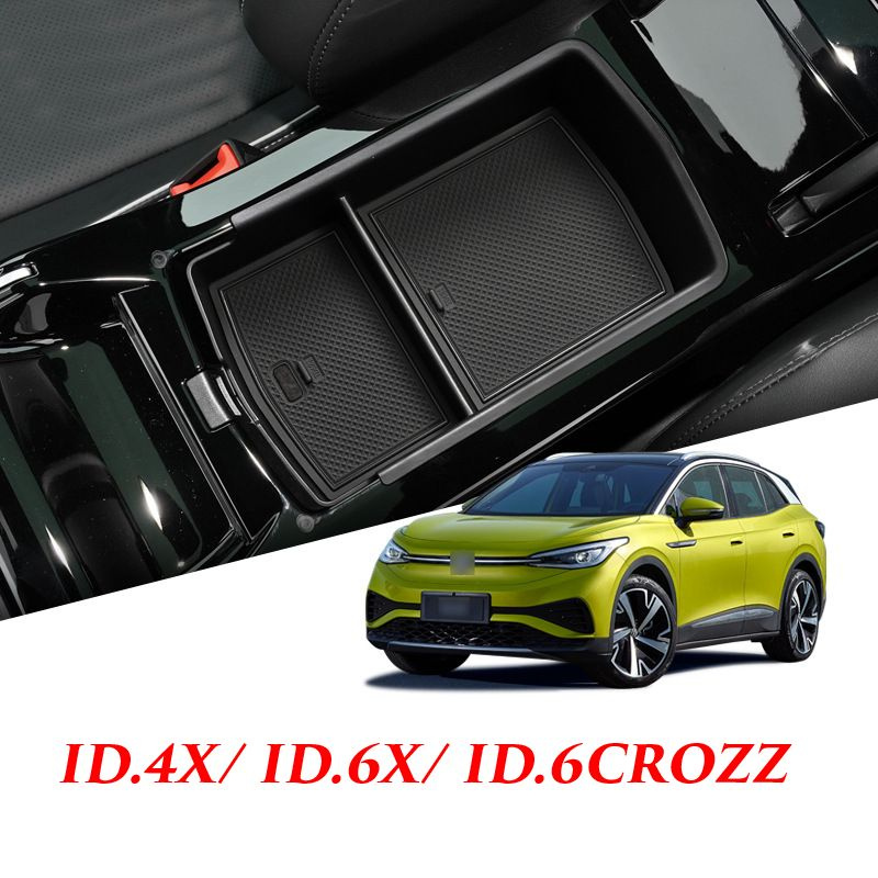 Внутренний органайзер в подлокотник MyPads для автомобиля Volkswagen ID.4X 2020 21 22 23 / ID.6X/ ID.6CROZZ #1
