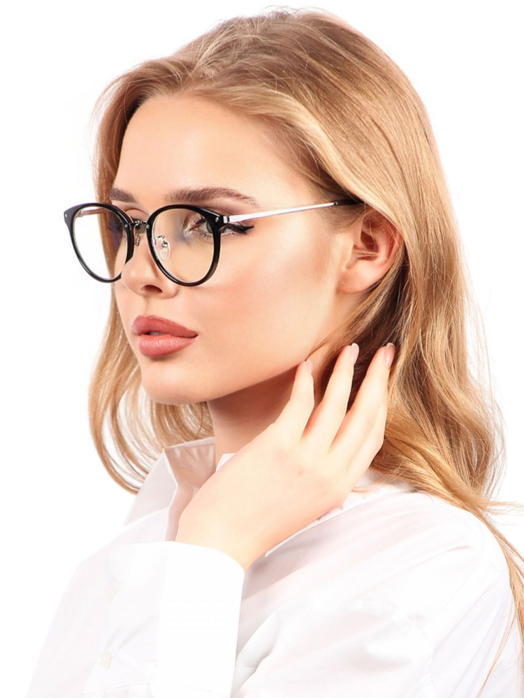 Оправа для очков с флексами Pretty Mania / Имиджевые очки панто  #1