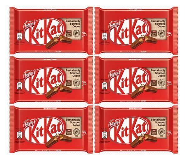 Шоколадный батончик Kit Kat Finger Кит Кат Фингер, 6 * 41.5 гр, Германия  #1