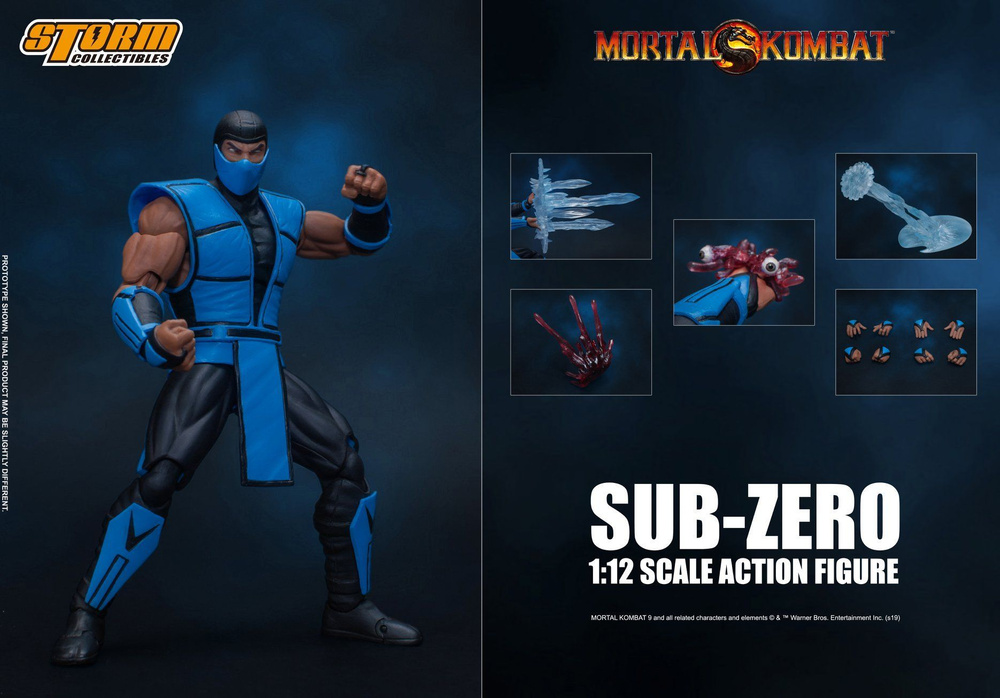 Фигурка Саб-Зиро - Мортал Комбат 3. Sub-Zero - Mortal Kombat. Storm Collectibles  #1