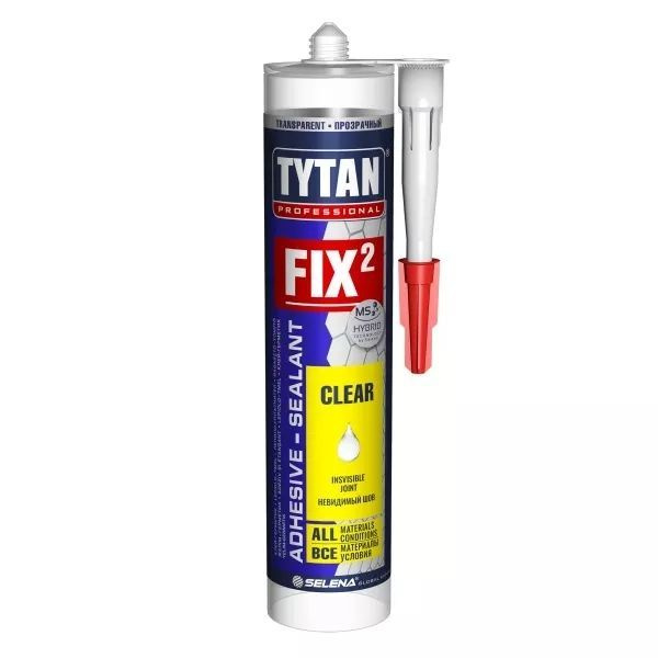 Клей-герметик MS-полимер Tytan Professional Fix Clear прозрачный (290мл)  #1