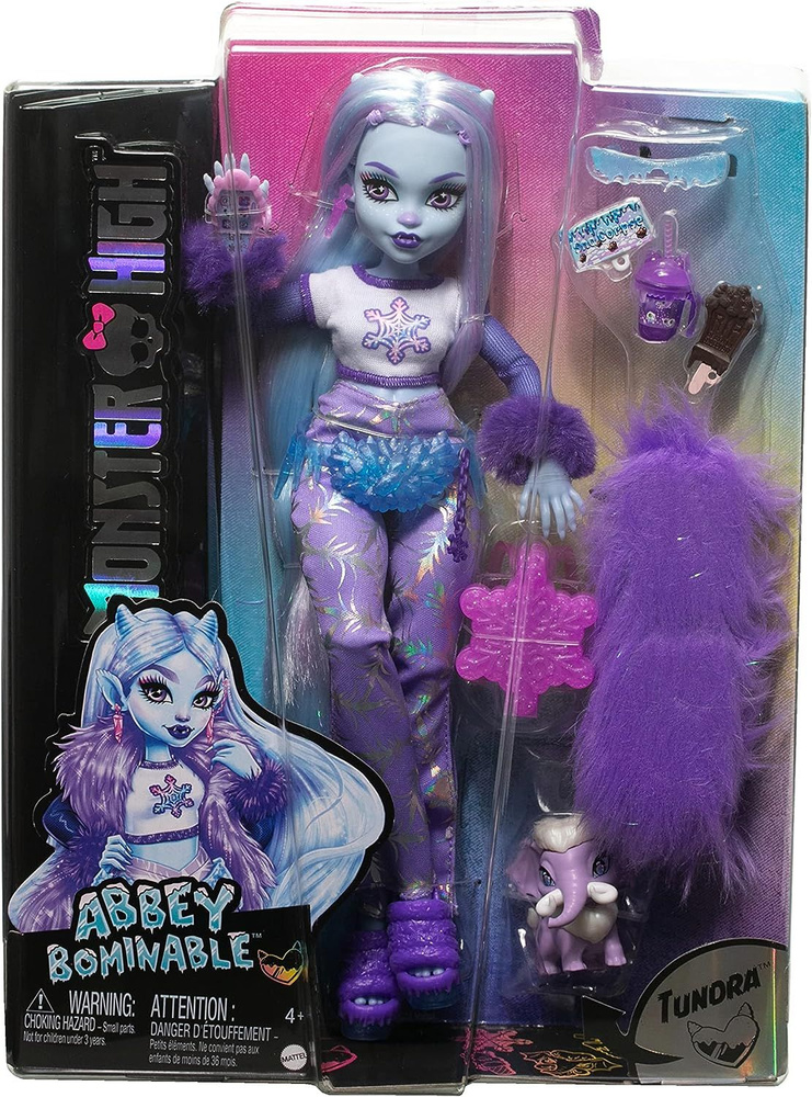 Кукла Эбби Боминейбл Monster High базовая с питомцем, релиз 2023  #1
