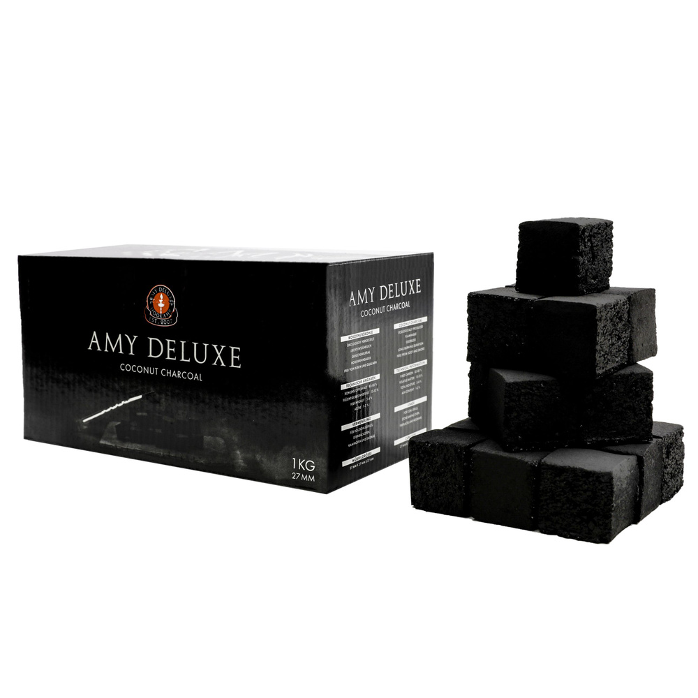 Amy Deluxe charcoal 27mm для калауд кальяна #1