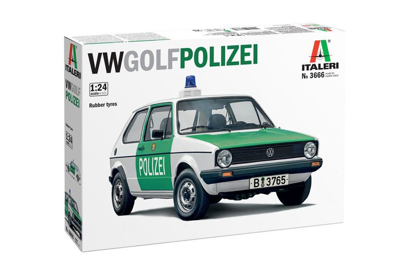 Сборная модель Italeri 3666 ИТ VW GOLF POLIZEI #1