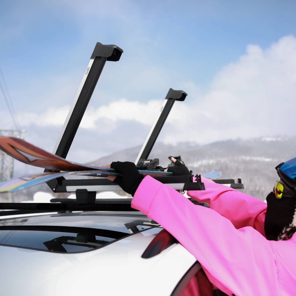 LUX Багажник для лыж и сноубордов, Аэродинамическая поперечина, 58 см  #1