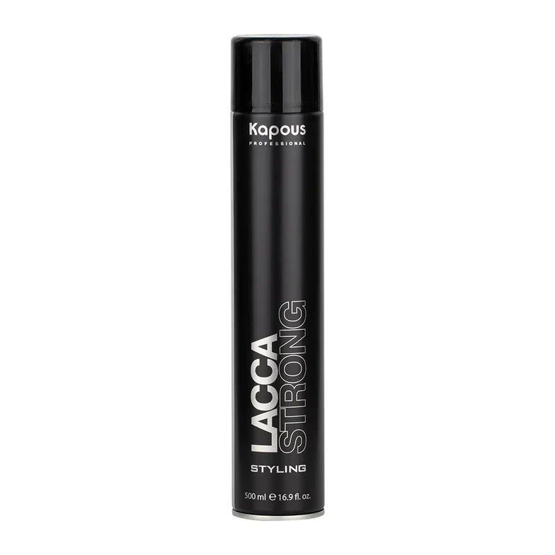 Kapous Professional Лак аэрозольный для волос сильной фиксации "Lacca Strong" 500 мл  #1