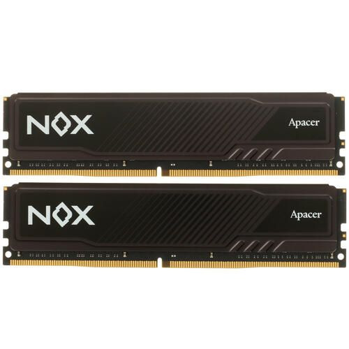 Apacer Оперативная память Оперативная память Apacer NOX [AH4U32G32C28YMBAA-2] 32 ГБ DDR4, 16 ГБx2 шт, #1