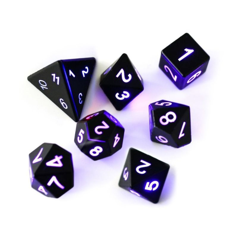 Набор светодиодных электронных кубиков Light Up DND-Dice Встряхните, чтобы зажечь светодиодные кубики #1