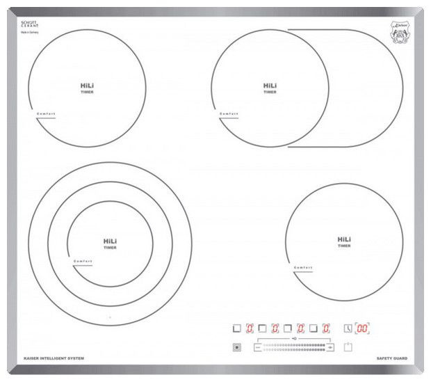 Электрическая варочная панель Kaiser KCT 6715 F W #1