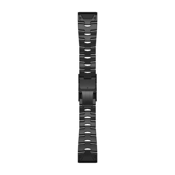 Ремешок для смарт часов 26 мм QuickFit Garmin темно-серый (титановый) DLC FENIX 6X 010-12864-09  #1