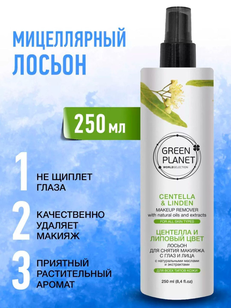 GREEN PLANET / Мицеллярная вода увлажняющая 250мл #1