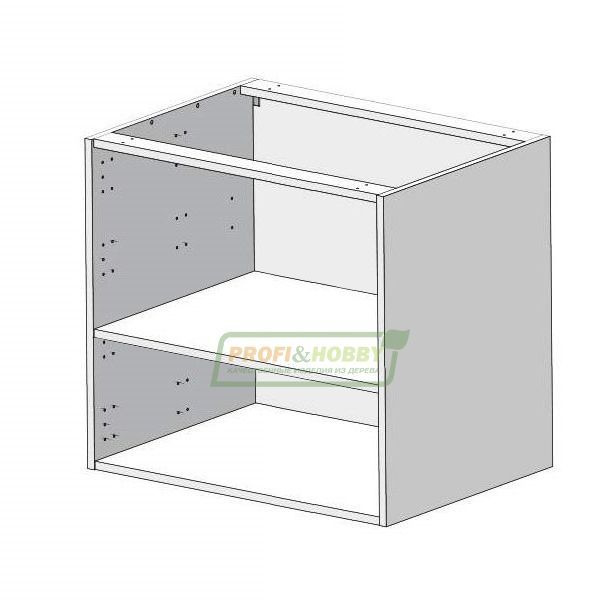 Корпус кухонный напольный 80х53х72 см / тумба с полкой #1