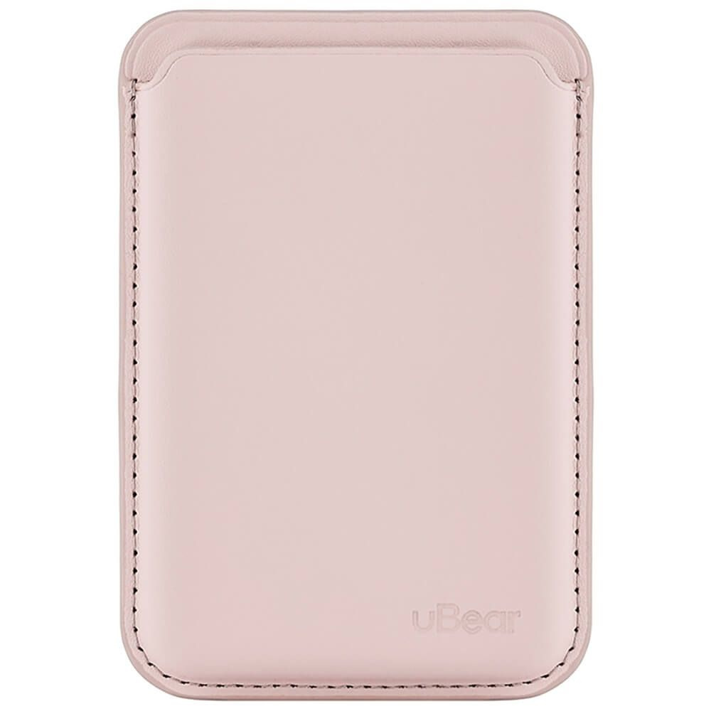 Картхолдер uBear Shell Case для Apple iPhone с MagSafe, светло-розовый #1