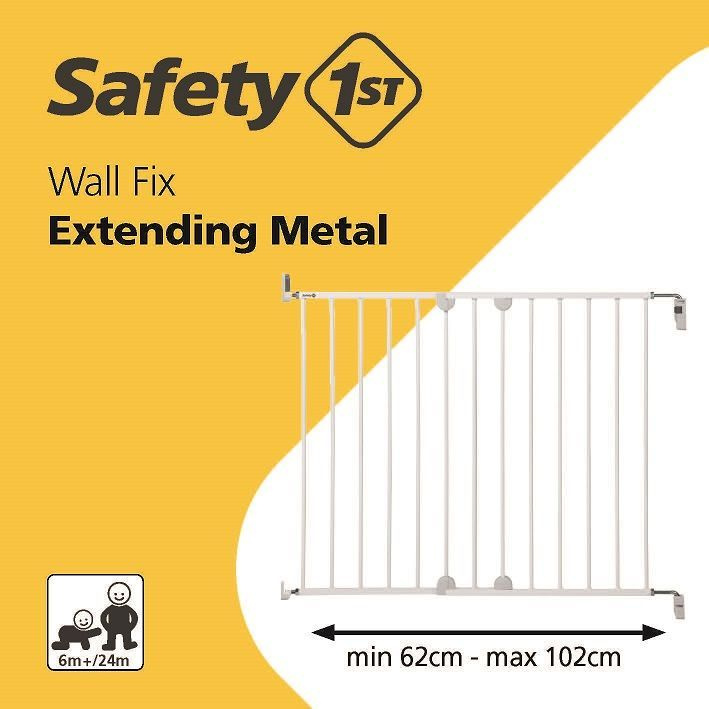 Ворота безопасности Safety 1st Wall-Fix Extending Metal #1