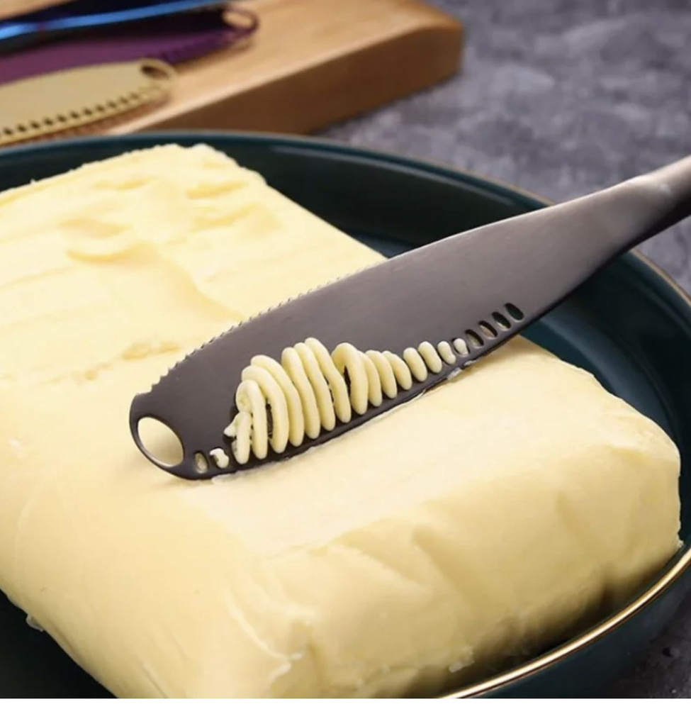 Кухонный нож для масла, сыра, паштета #1