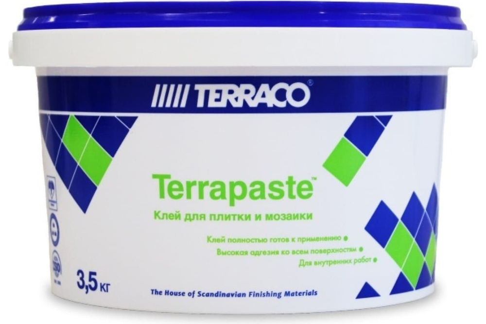 Клей для плитки Terrapaste готовый 3,5 кг #1